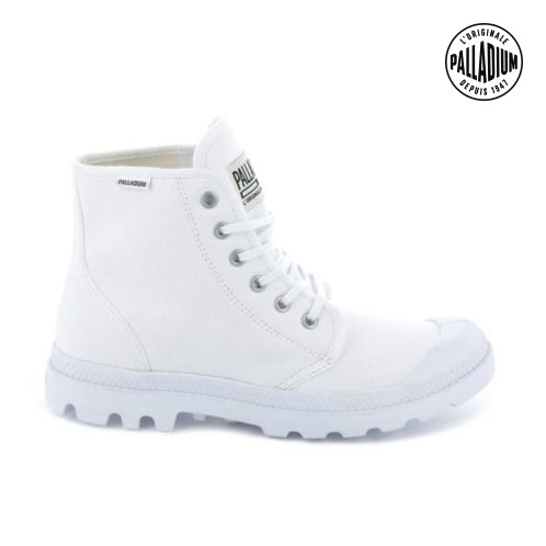 Baskets Palladium Pampa Hi Originale High Tops Femme Blanche | FR FLS146V